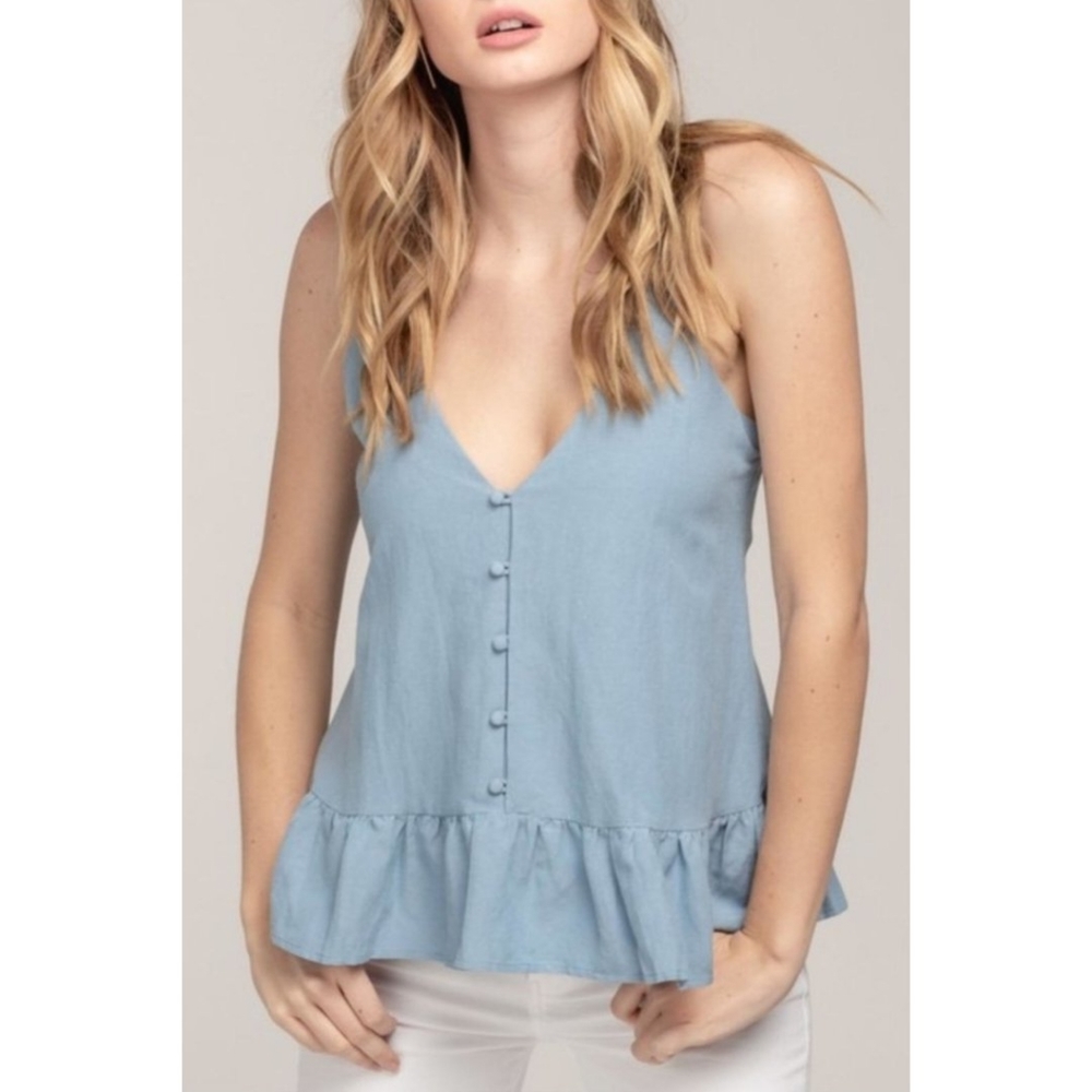 Everly Ruffle Bottom Cami Size S